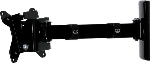 Actual product image b-tech BT7512 - Mounting kit (wall mount, articulated arm) for flat panel - Black - (Wall, 28", 15 kg)