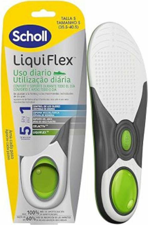Produktbild Scholl LiquiFlex Daily Support Einlegesohlen für Damenschuhe Grösse 5.5-7.5 Memory Foam Arch Support