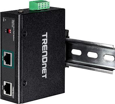 Actual product image Trendnet TI-SG104 PoE splitter (DIN rail mounting possible) (PoE Splitter)