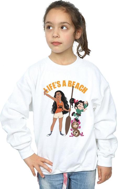 Image du produit Disney - Sweat WRECK IT RALPH MOANA AND VANELLOPE - Fille (152, 158)