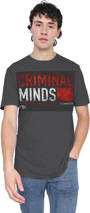 Actual product image Criminal Minds Unisex Adult Title Card T-Shirt (S)