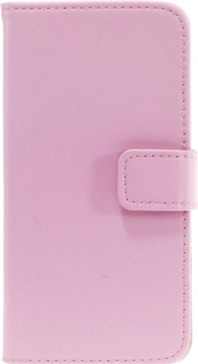 Productafbeelding NoName Slank lederen boekhoesje voor iPhone 5c - roze (Apple iPhone 5c)