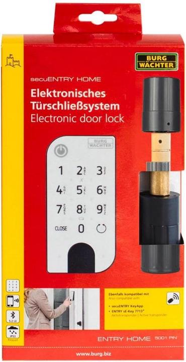 Image du produit Burg Wächter Serrure (Bluetooth, Smartphone, Combinaison électronique de chiffres)