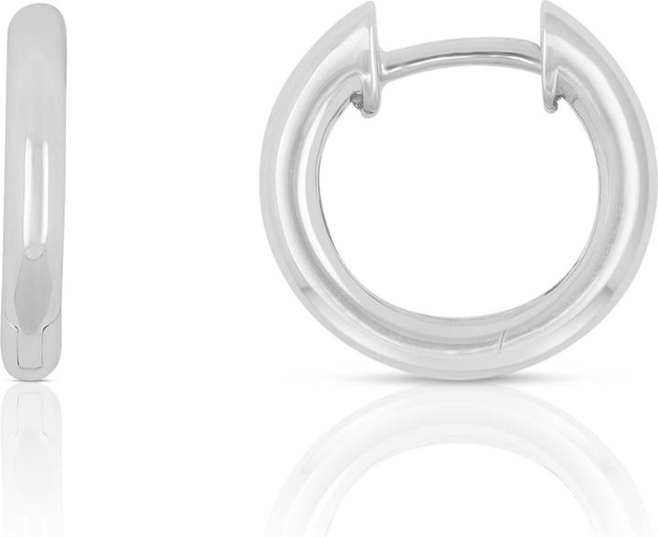 Actual product image Muau Creoles (White gold)