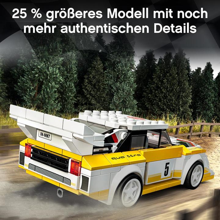 Image du produit LEGO 1985 Audi Sport quattro S1 (76897, LEGO Speed Champions)