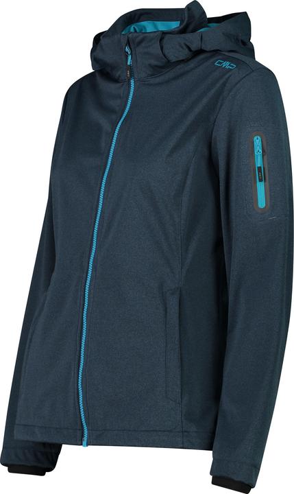 Actual product image CMP Campagnolo Women's Light Softshell Jacket Zip Hood (50, 4XL)
