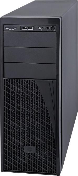 Image du produit Intel Châssis serveur P4000XXSFDR supportant la carte familiale S1200SP avec disques durs fixes 3,5 et