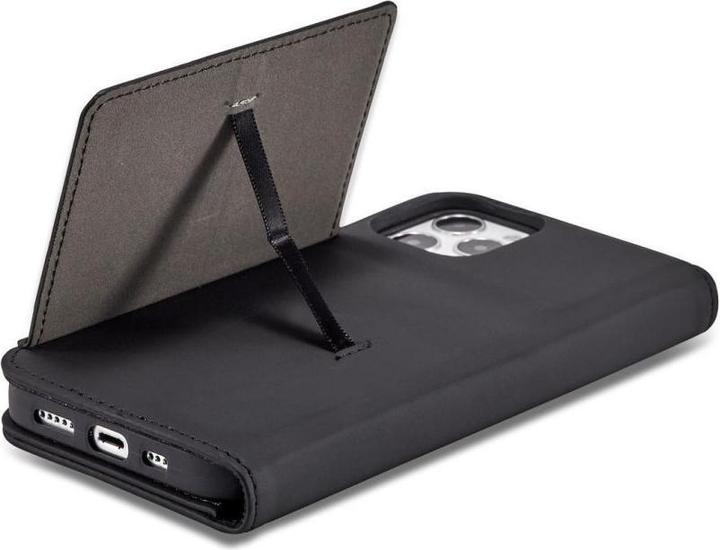 Immagine prodotto Hurtel Custodia a calamita per iPhone 12 Pro Custodia a portafoglio portacarte Nero (Apple iPhone 12 Pro)
