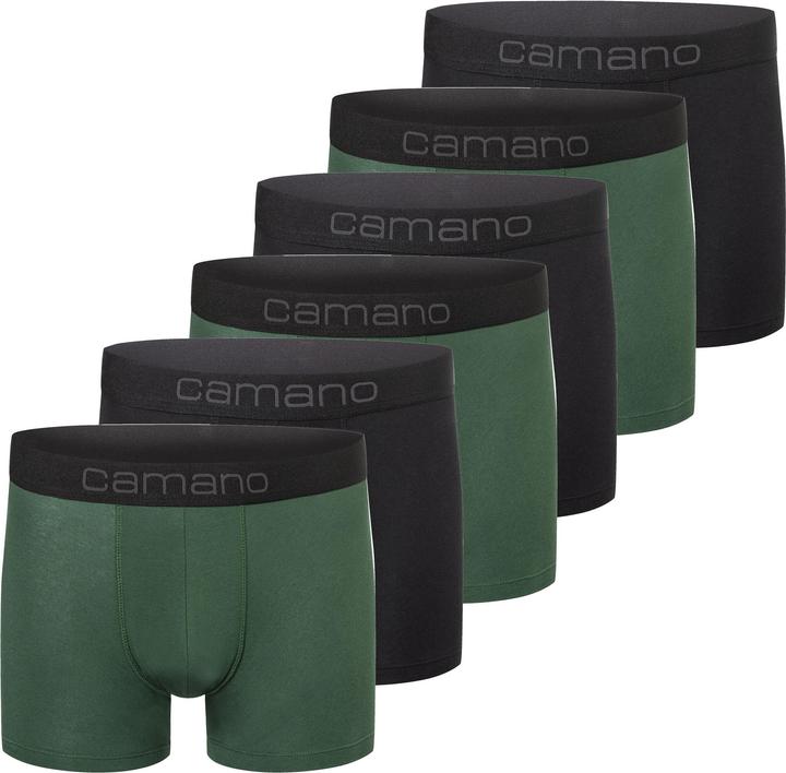 Camano Men comfort BCI cotton Boxershorts 6p in Box
