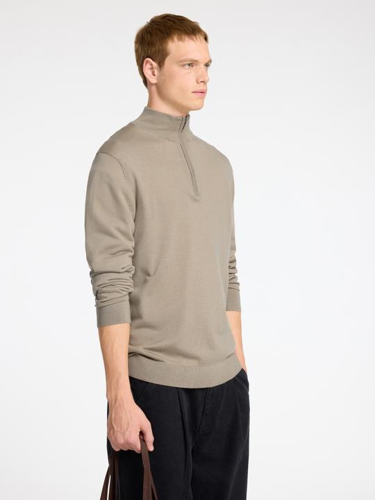 Immagine prodotto Selected Homme Slhtray Ls Knit Merino Half Zip Noos (S)