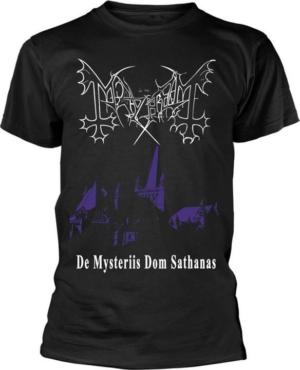 Actual product image Mayhem Unisex Adult De Mysteriis Dom Sathanas T-Shirt (M)