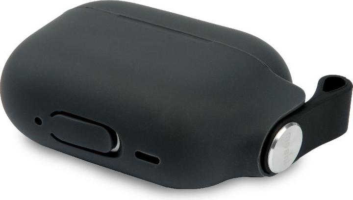 Actual product image Moshi Pebbo Protective Case For Airpods Pro 2 - Silicone- Black (Headphone bag)