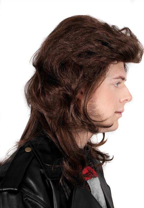 Actual product image Maskworld Rocker Vokuhila Perücke - Kostüm Faschingsperücke