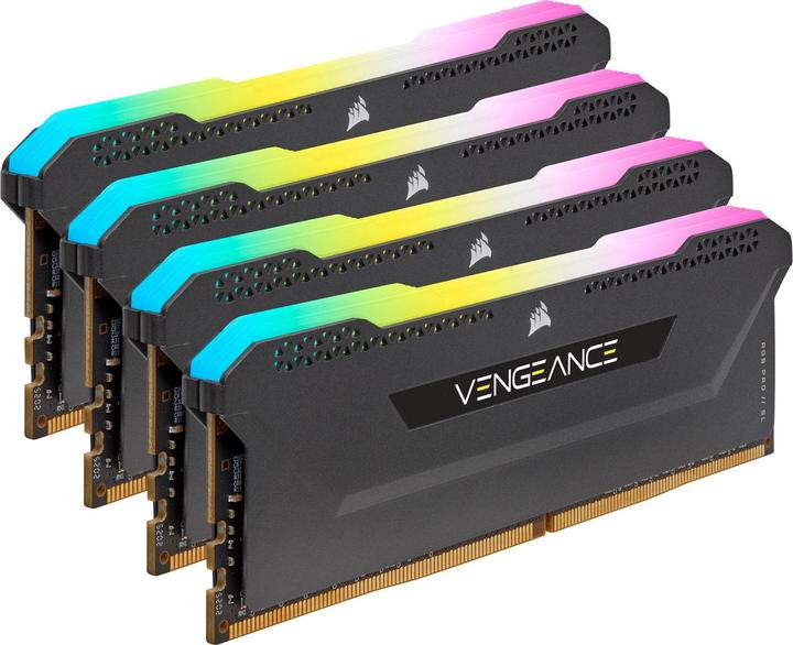 Actual product image Corsair Vengeance RGB Pro SL (4 x 16GB, 3600 MHz, DDR4-RAM, DIMM)