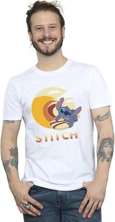 Immagine prodotto Disney Lilo & Stitch Summer Waves Maglietta Uomo (XXL)