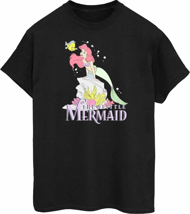 Immagine prodotto Disney The Little Mermaid Faded Nostalgia Maglietta Ampia Donna (M)