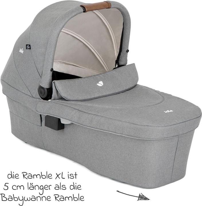 Image du produit Joie Nacelle Ramble XL de la naissance à 9 mois pour Versatrax, Rehausseurs de poussette