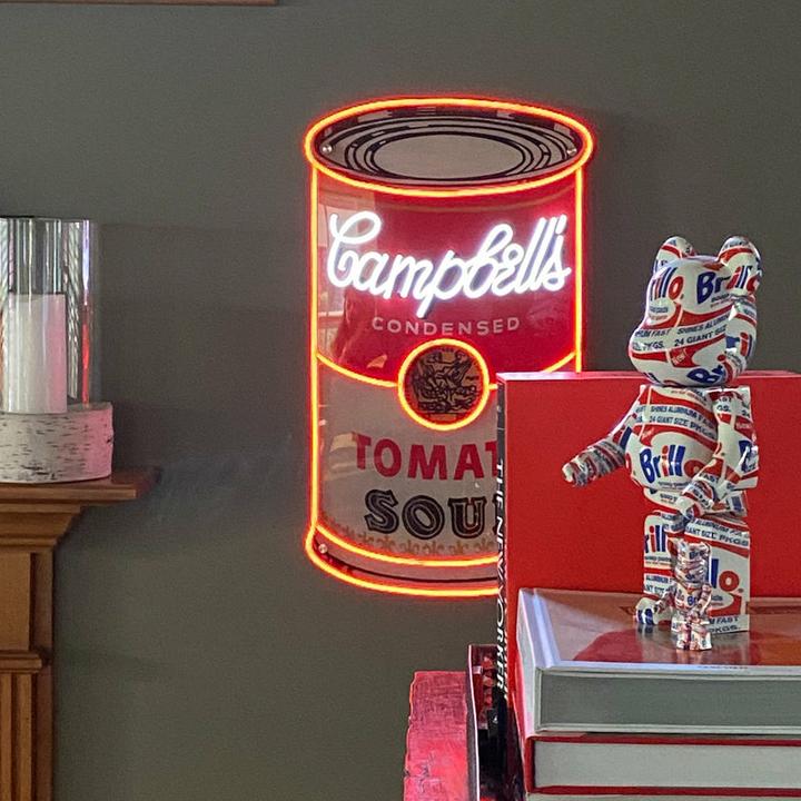 Actual product image YellowPop Andy Warhol Campbell's