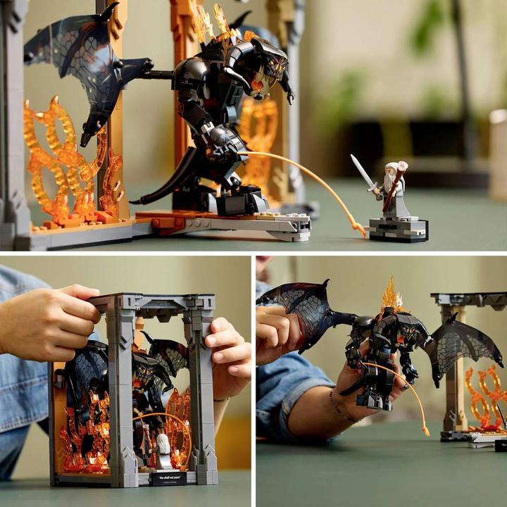 Produktbild LEGO ICONS Der Herr der Ringe: Balrog Bücherstütze (10367, LEGO Icons)