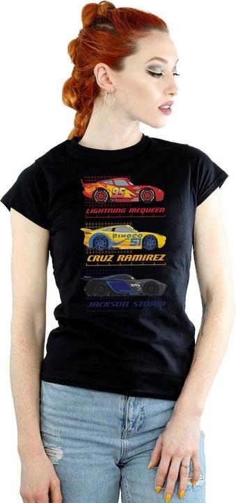 Actual product image Disney Womens/Ladies Cars Racer Profile Cotton T-Shirt (S)