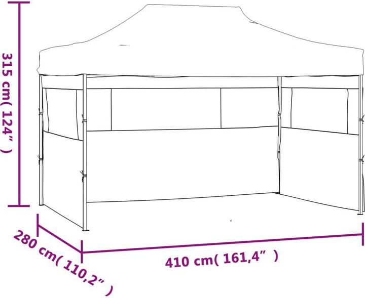Actual product image VidaXL Giselbert (280 cm, 410 cm)