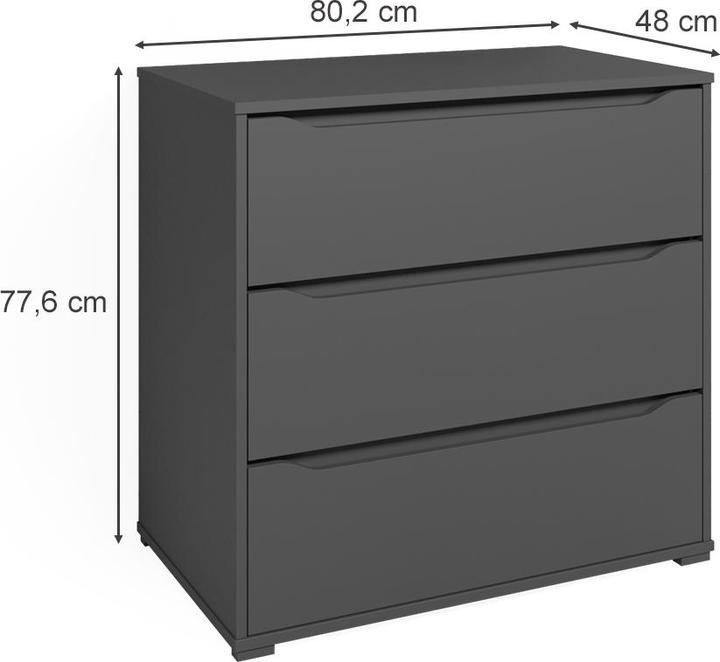 Actual product image Vicco Ruben (80.5 x 48 x 77.5 cm)