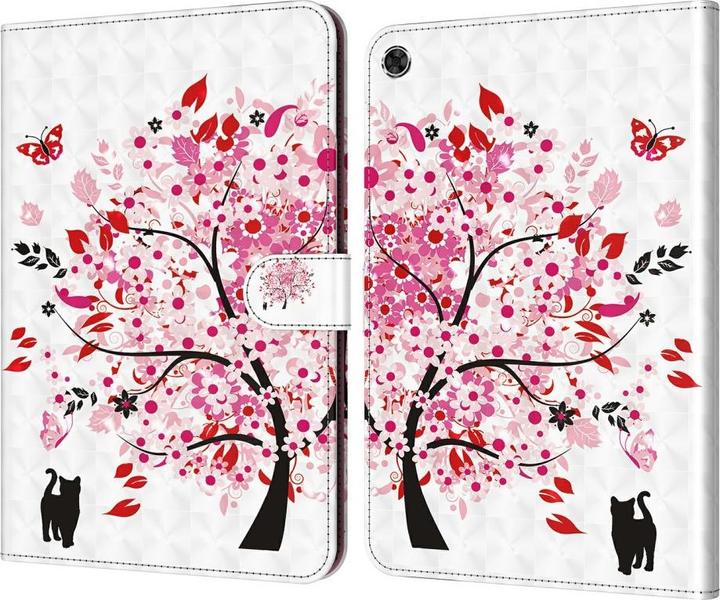 Produktbild Cover-Discount Galaxy Tab A8 10.5 - Etui Glitzer Effekt Baum rosa (Galaxy Tab A8)