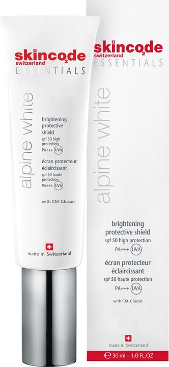 Immagine prodotto Skincode Essenziale Alpine White Brightening Protective Shield SPF 50 (Crema solare viso, SPF 50, 30 ml)