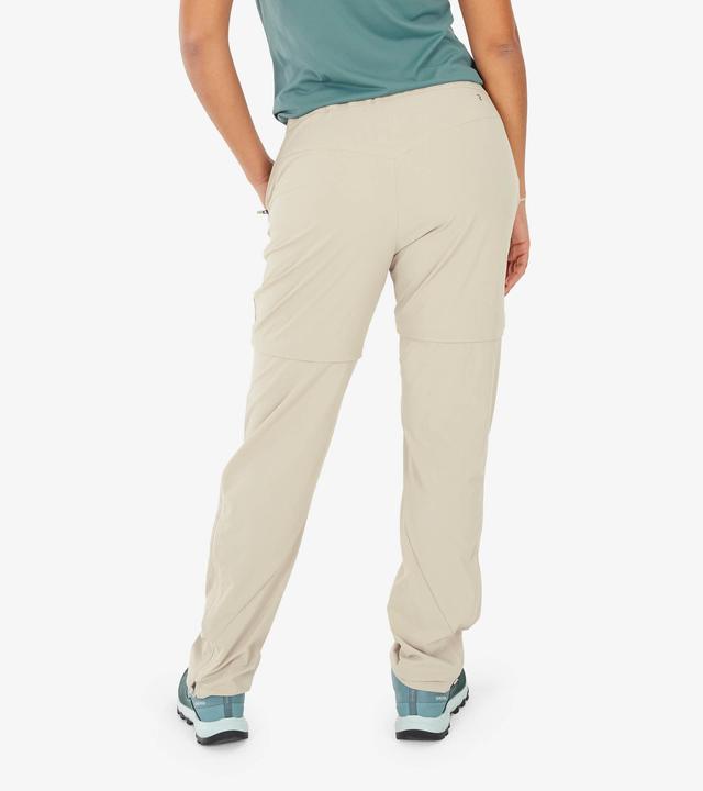 Immagine prodotto Quechua Pantaloni da trekking con zip da donna - MH500 beige (L)