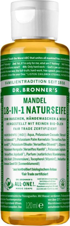 Dr. Bronner's Mandel (Flüssigseife, 120 ml)