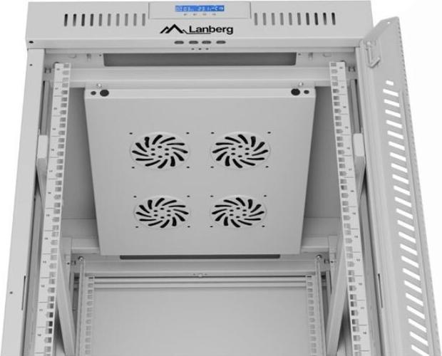 Produktbild Lanberg rack cabinet 22U 600x800 glass (10.87 HE, 19 Zoll Rack)