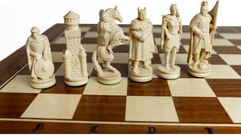 Produktbild Holzecke Luxus Holzschachspiel "Ritter"
