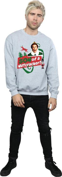 Actual product image Elf Mens Son Of A Nutcracker Sweatshirt (XXL)