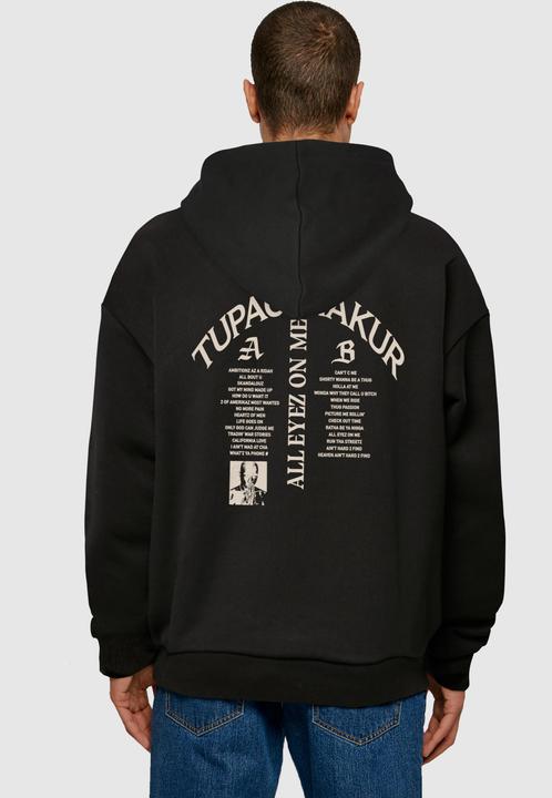 Produktbild Mister Tee X Artist 2Pac All Eyez on me Tracklist Ultra Heavy Oversize Hoodie - 173461 (M)