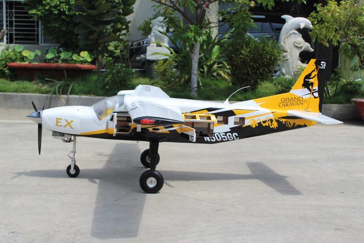 Immagine prodotto Seagull Models cessna 208 grand caravan ex 85" 45cc nero/giallo