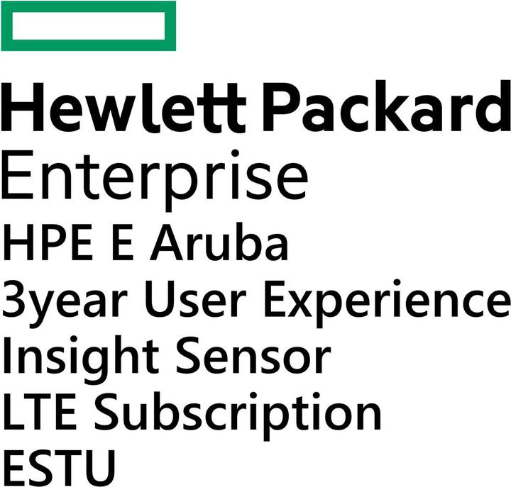 Produktbild HPE E Aruba 3yr Usr Experience Insight Sensor LTE Subscription E-STU (1 Geräte, 36 Monate)
