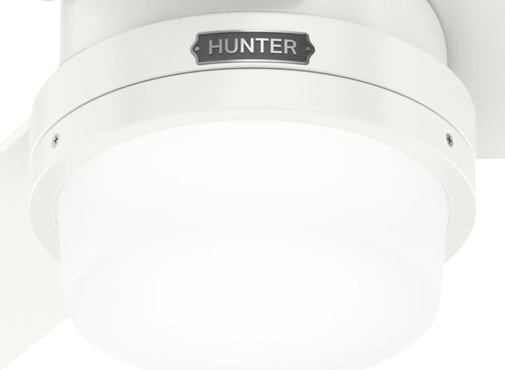 Produktbild Hunter Fans Deckenventilator Greenville Weiss mit Licht (39 dB)