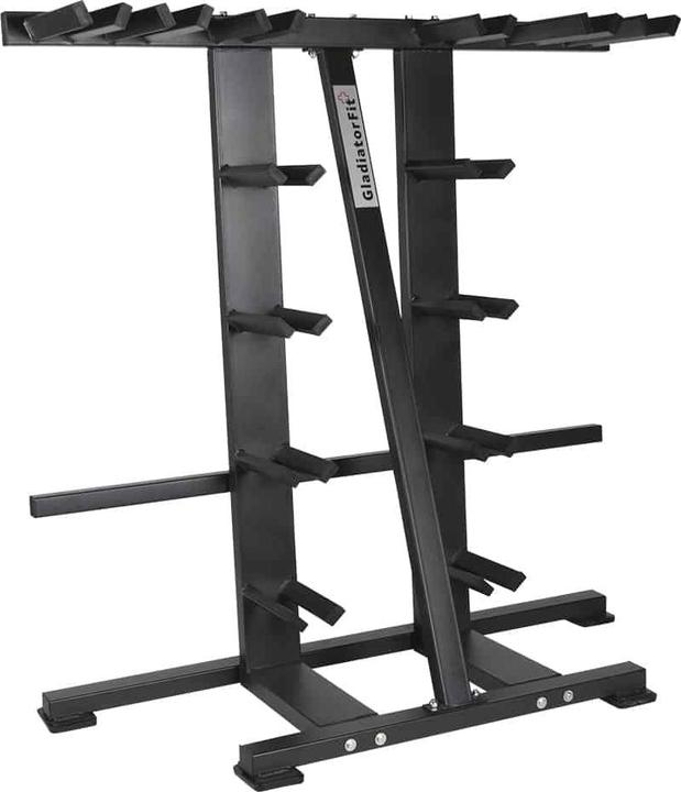 Gladiatorfit Komplette Aufbewahrung von Pump Discs und Bars