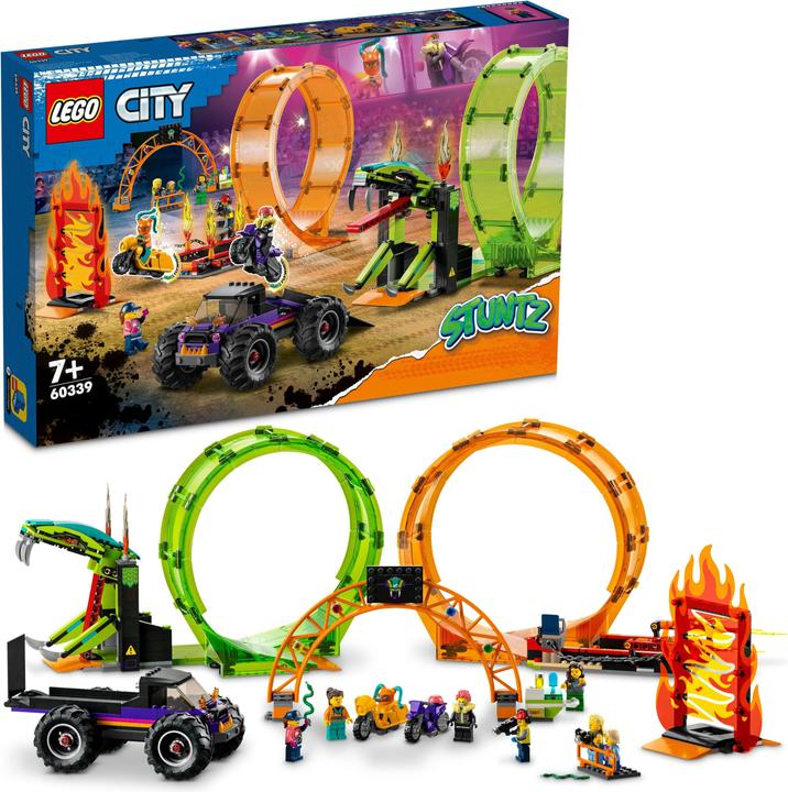 Actual product image LEGO Stunt show double looping (60339, LEGO City)