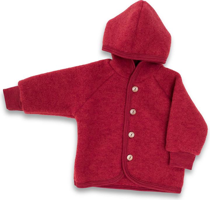 Produktbild Engel Kinder Kapuzenjacke mit Holzknöpfen (74, 80)