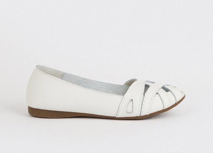 Actual product image Good For The Sole Womens/Ladies Layla Woven Leather Pumps (40)