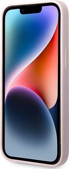 Produktbild Guess GUHCP14SSLTGU iPhone 14 6,1" fioletowy/purple hardcase Silicone Triangle (Apple iPhone 14, Apple iPhone 15, Apple iPhone 13)