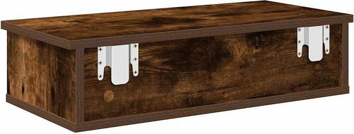Produktbild VidaXL Wandregal mit Schubladen Räuchereiche 80x31x17 cm Holzwerkstoff