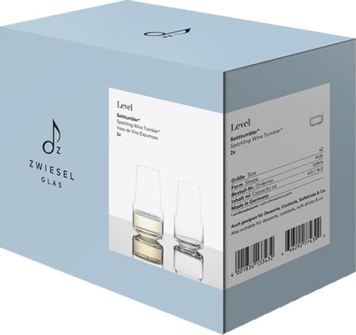 Immagine prodotto Zwiesel Coppa di champagne livello 42 2 pezzi (41.20 cl, 2 Occhiali, Bicchieri da champagne)