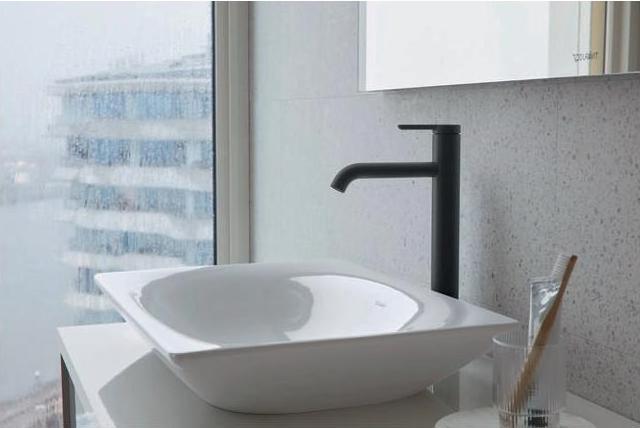 Produktbild Duravit EH-WT-MI C.1 XL o Zugstangen-Ablaufgarnitur schwarz matt