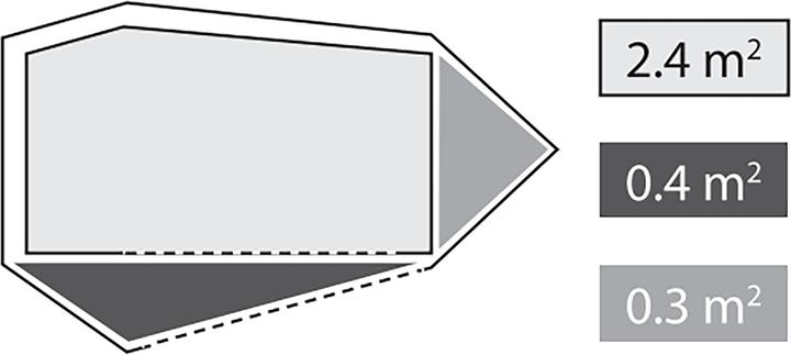 Actual product image Robens Challenger 2 Exp (Dome tent, 2.40 kg, 2 persons)