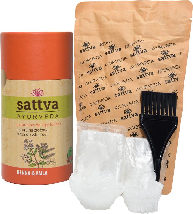 Produktbild Sattva Ayurveda Sattva - Natural Herbal Dye For Hair Natural Herbal Hair Dye Henna & Amla (Natural Herbal Dye for Hair Natural Herbal Hair Dye Henna & Amla)
