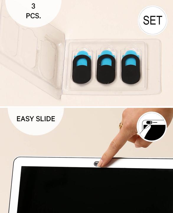 Image du produit Deltalabs Couverture de webcam, Cover Set de 3 pièces