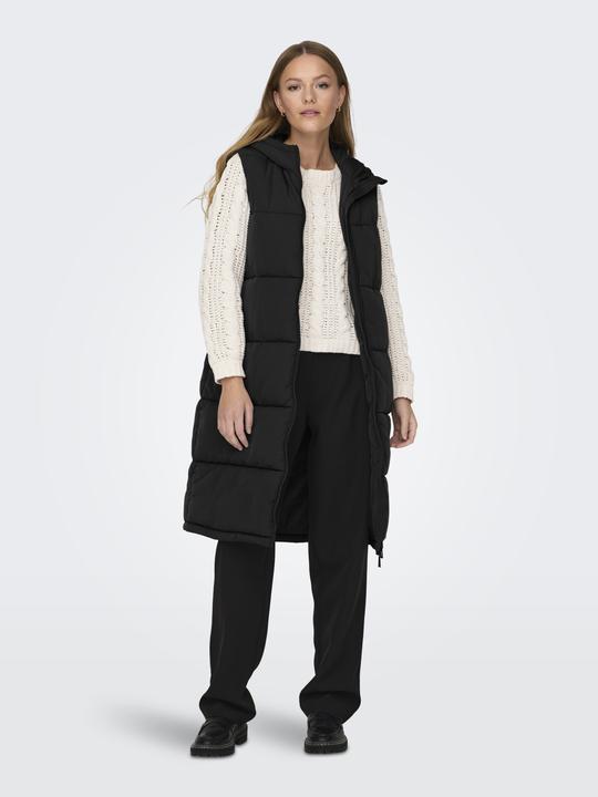 Actual product image Only Quilted long vest (M)