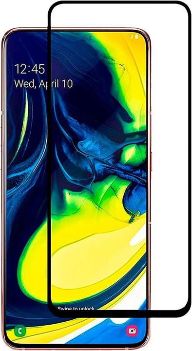 Actual product image Evelatus Galaxy A80 Black Frame (Full Glue) (1 Piece, Samsung Galaxy A80)